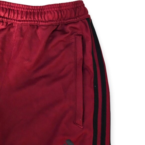 Adidas Climacool Women's XS Maroon Black Athletic Jogger 3-Stripe Zip Ankle - Picture 5 of 14